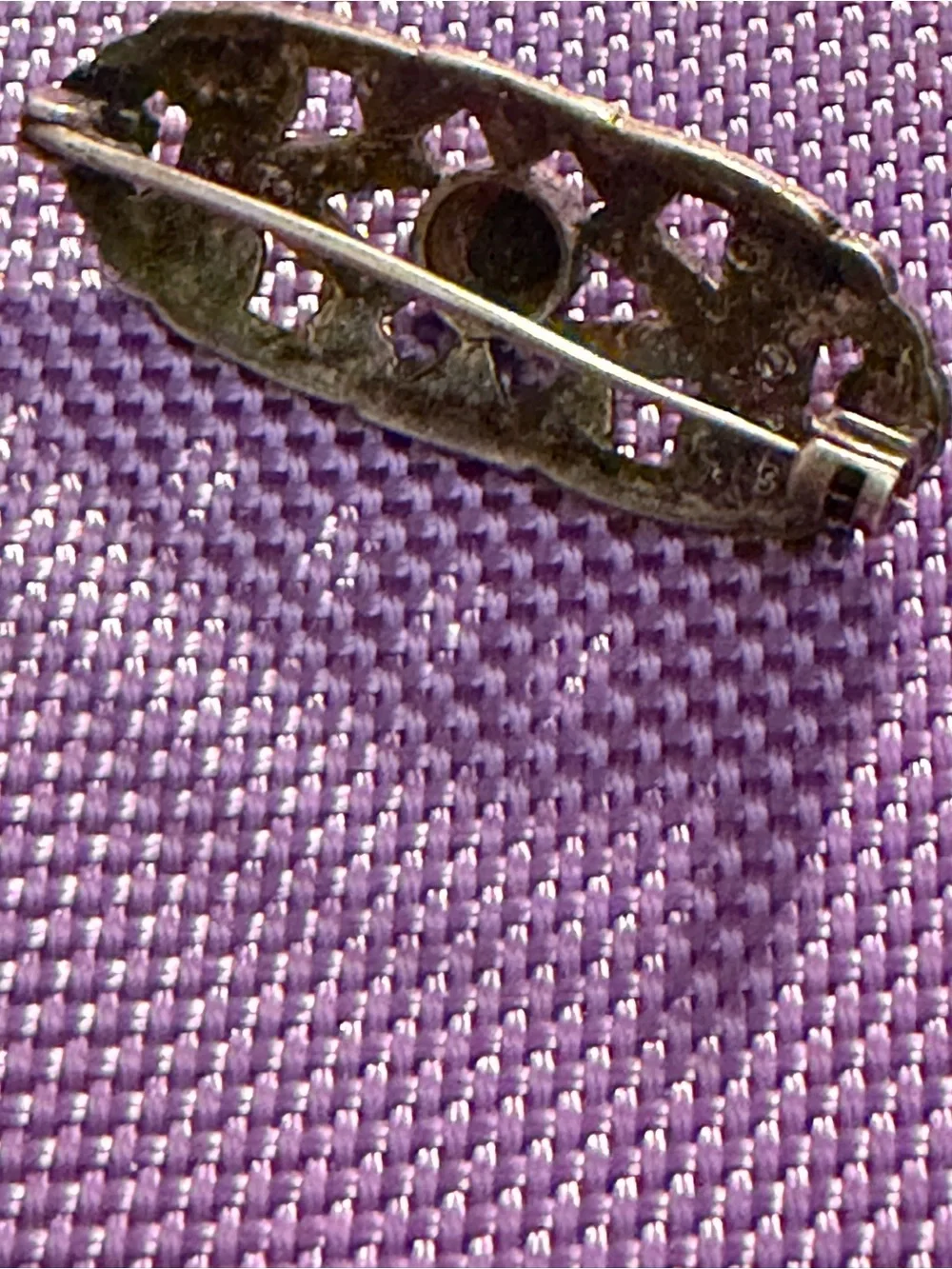 Vintage-Inspired sterling silver Black Marcasite Oval Brooch - Women's Jewelry